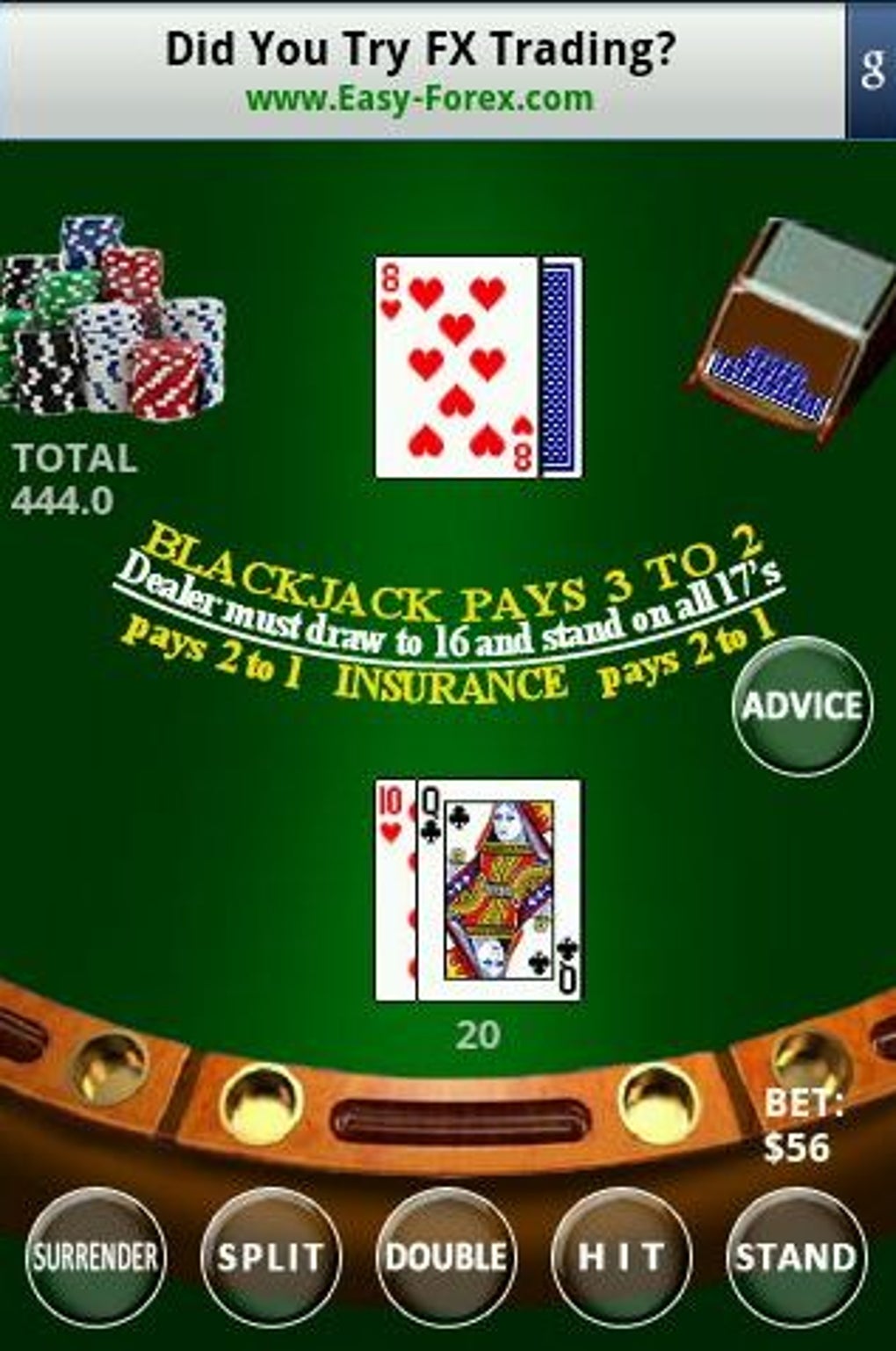Blackjack Masa